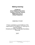 Thesis on early childhood education pdf